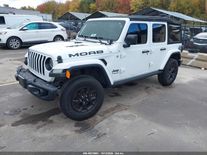 Vin: 1c4hjxeg4kw551515, lot: 46776108, jeep wrangler unlimited moab 4x4 20192