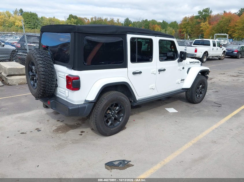 Vin: 1c4hjxeg4kw551515, lot: 46776108, jeep wrangler unlimited moab 4x4 20194
