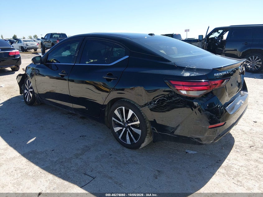 Vin: 3n1ab8cv2ny251123, lot: 46776177, nissan sentra sv xtronic cvt 20223