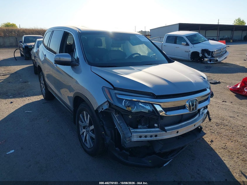 Vin: 5fnyf5h56mb043196, lot: 46776220, honda pilot 2wd ex-l 2021 img_1