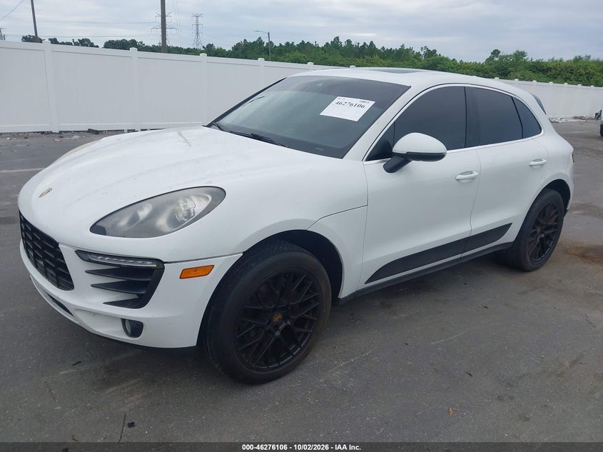 PORSCHE MACAN 2015 VIN WP1AB2A56FLB57512