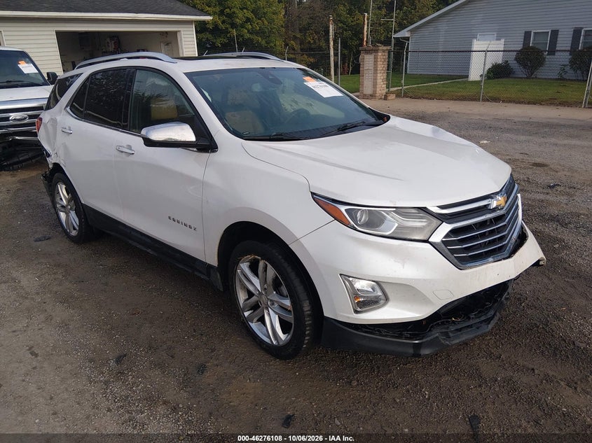 Vin: 2gnaxvev1j6118267, lot: 46776225, chevrolet equinox premier 20181