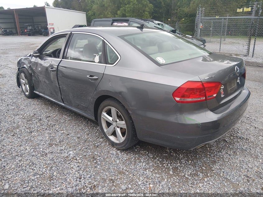 Vin: 1vwbh7a3xdc021216, lot: 46776258, volkswagen passat 2.5l se 20133