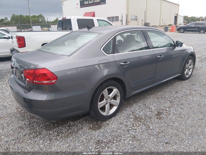 Vin: 1vwbh7a3xdc021216, lot: 46776258, volkswagen passat 2.5l se 20134