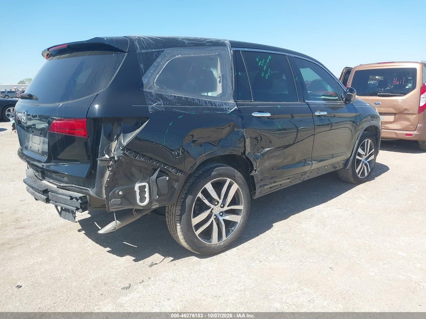 Vin: 5fnyf5h97jb011968, lot: 46776270, honda pilot touring 20184
