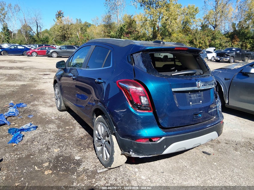 Vin: kl4cjasb2kb869392, lot: 46776294, buick encore fwd preferred 20193