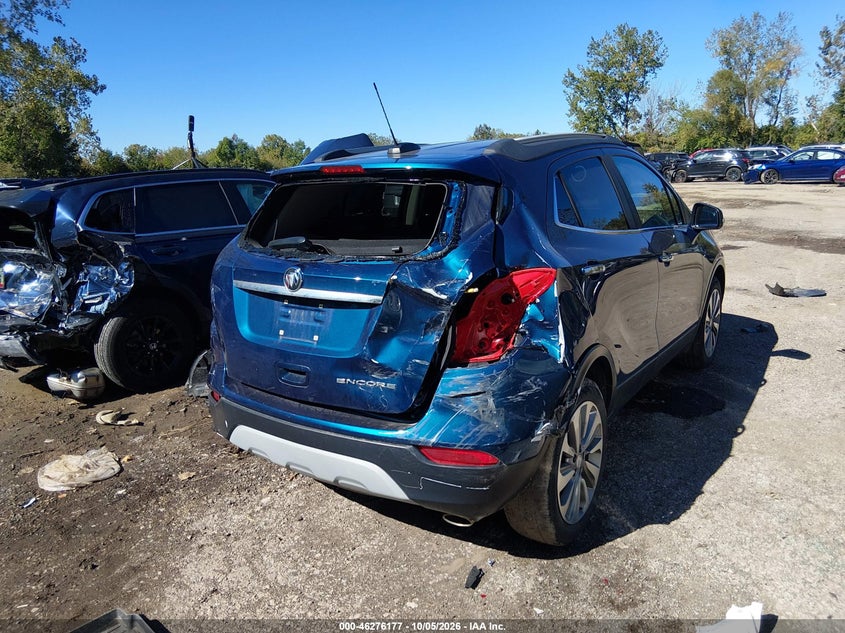 Vin: kl4cjasb2kb869392, lot: 46776294, buick encore fwd preferred 20194
