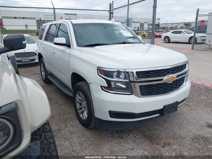 Vin: 1gnskeec6jr275881, lot: 46776302, chevrolet tahoe commercial 2018 img_1