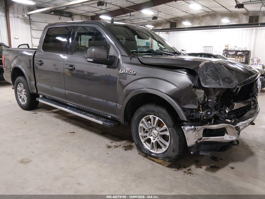 Vin: 1ftew1e52kke30795, lot: 46776307, ford f-150 lariat 20191