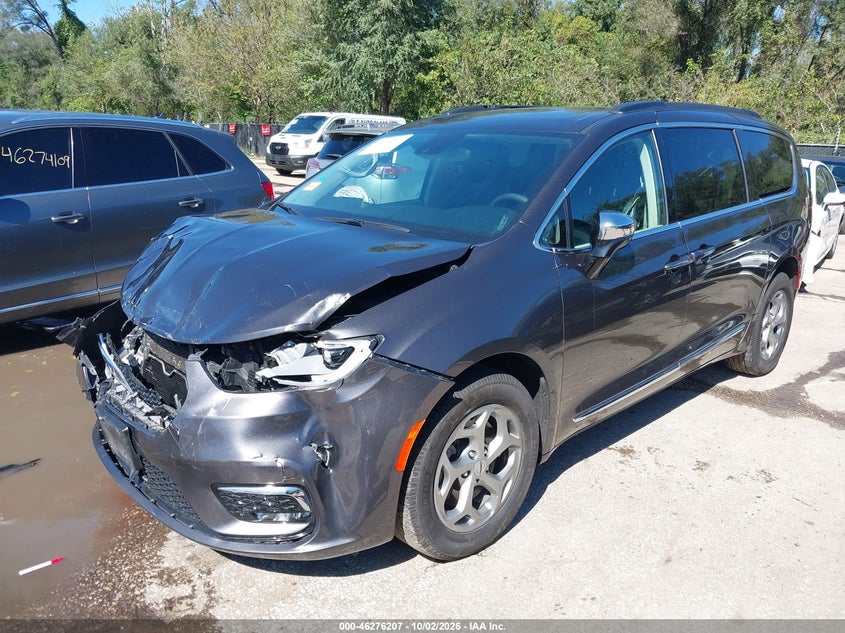 Vin: 2c4rc3gg5pr527812, lot: 46776324, chrysler pacifica limited awd 20232