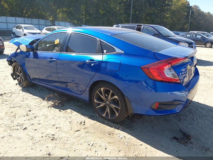 Vin: 2hgfc2f8xlh520296, lot: 46776332, honda civic sport 20203