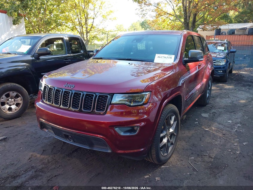Vin: 1c4rjfbg4mc856021, lot: 46776335, jeep grand cherokee 80th anniversary 4x4 20212