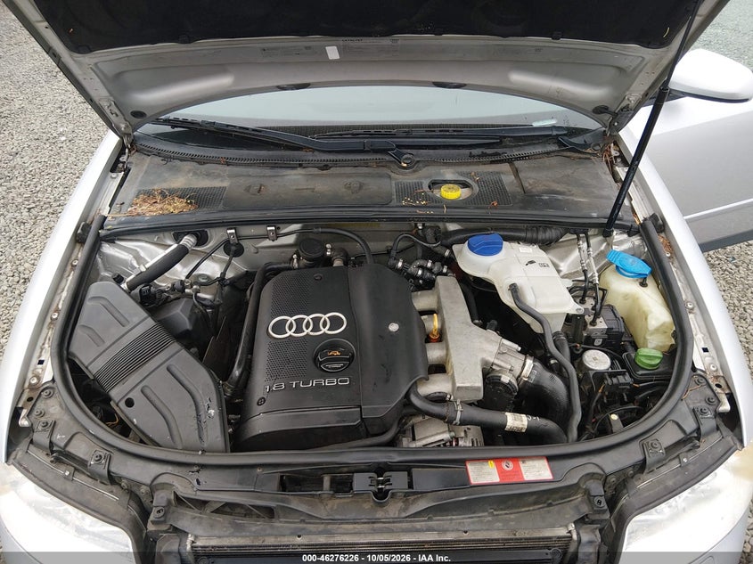 AUDI A4 2004 VIN WAULC68E64A083096