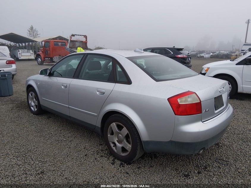 AUDI A4 2004 VIN WAULC68E64A083096
