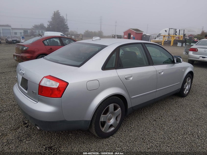 AUDI A4 2004 VIN WAULC68E64A083096