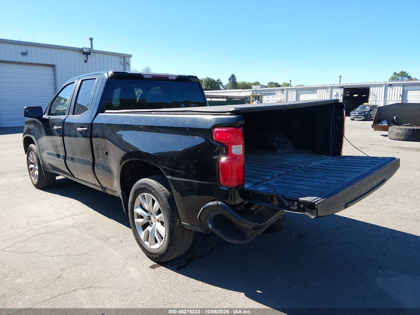 Vin: 1gcrybef1kz205172, lot: 46776350, chevrolet silverado 1500 custom 20193