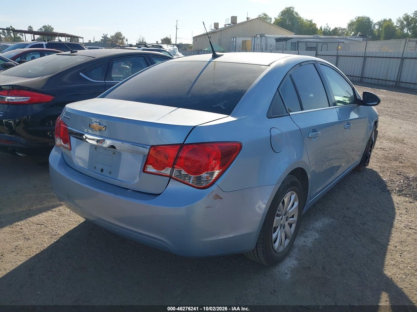 Vin: 1g1pc5shxb7226748, lot: 46776358, chevrolet cruze ls 20114