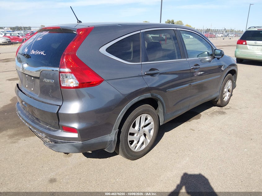 Vin: 5j6rm4h58fl111626, lot: 46776372, honda cr-v ex 20154