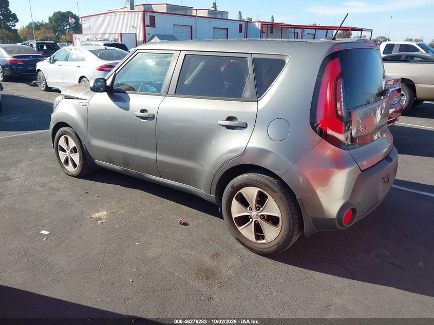 Vin: kndjn2a28e7073682, lot: 46776400, kia soul 20143