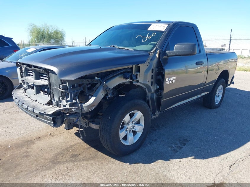 Vin: 3c6jr6at4hg783408, lot: 46776413, ram 1500 express  4x2 6'4 box 20172