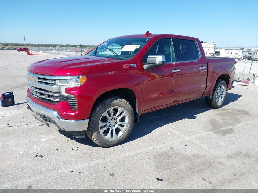 Vin: 1gcudge82pz207007, lot: 46776414, chevrolet silverado 1500 4wd  short bed ltz 20232