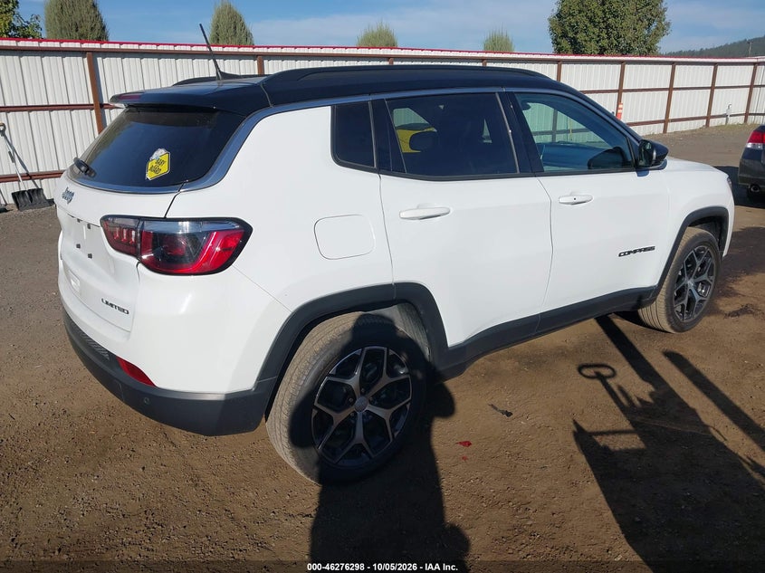 Vin: 3c4njdcnxrt117070, lot: 46776415, jeep compass limited 4x4 20244