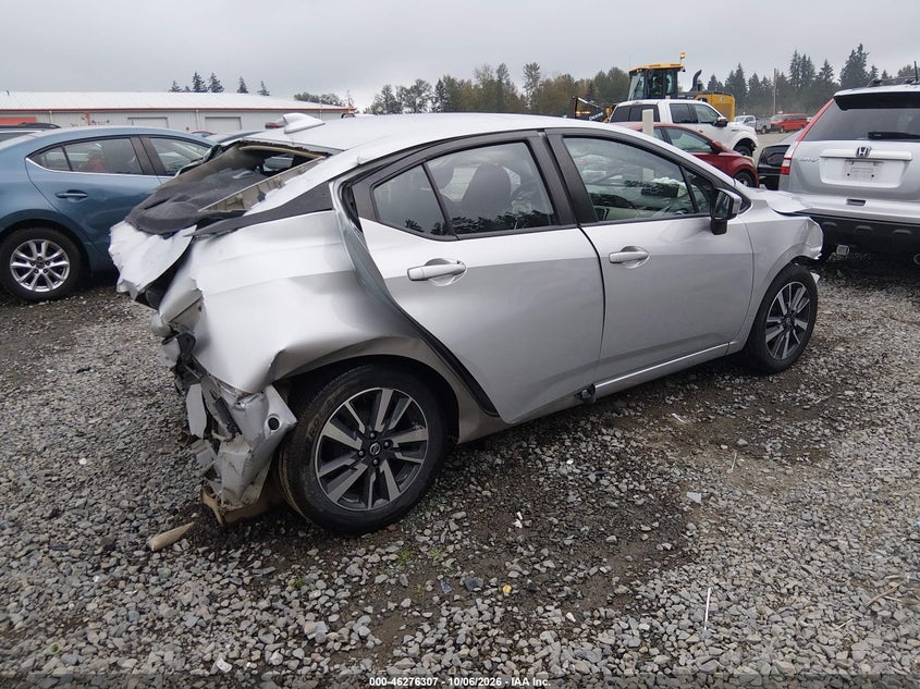 Vin: 3n1cn8ev4ll887727, lot: 46776424, nissan versa sv xtronic cvt 20204