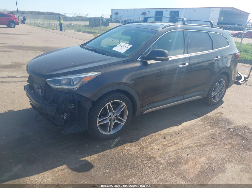 2018 Hyundai Santa Fe Limited Ultimate, Удар спереди, IAAI, VIN KM8SRDHF8JU266094 — фото 2