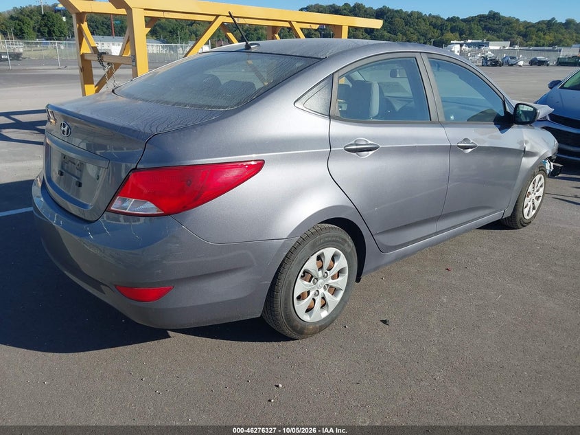Vin: kmhct4aexgu076152, lot: 46776444, hyundai accent se 20164
