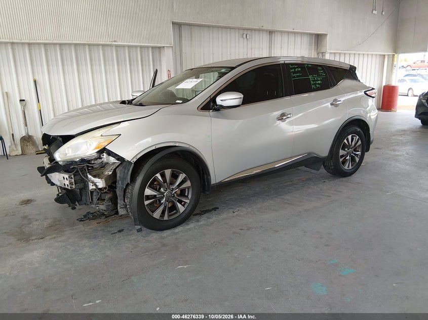 Vin: 5n1az2mg8gn146149, lot: 46776456, nissan murano s 20162