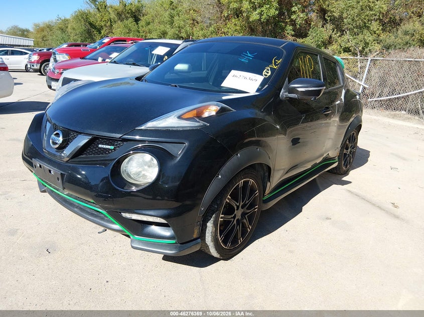 2015 Nissan Juke Nismo/S/Sl/Sv, Обычный износ, IAAI, VIN JN8AF5MV3FT562475 — фото 2