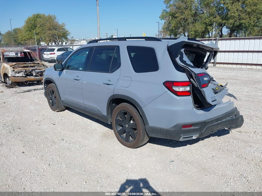 Vin: 5fnyg1h93sb131919, lot: 46776487, honda pilot black edition 20253