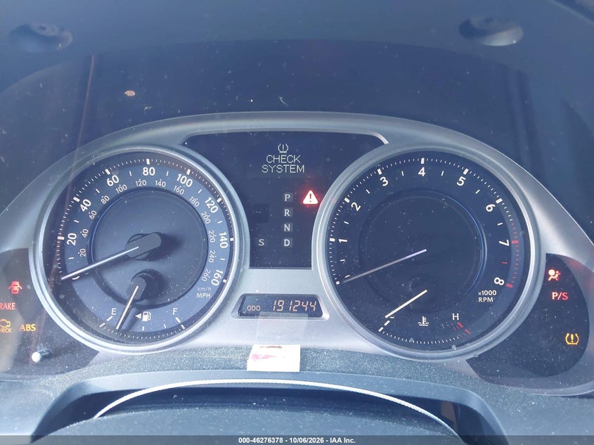 LEXUS IS 250 2008 VIN JTHCK262982026915