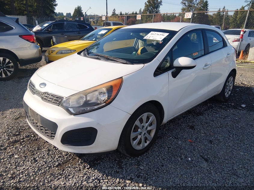 Vin: knadm5a39c6090422, lot: 46776514, kia rio lx 20122