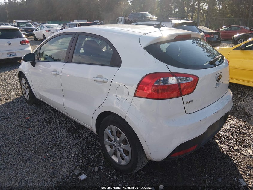 Vin: knadm5a39c6090422, lot: 46776514, kia rio lx 20123