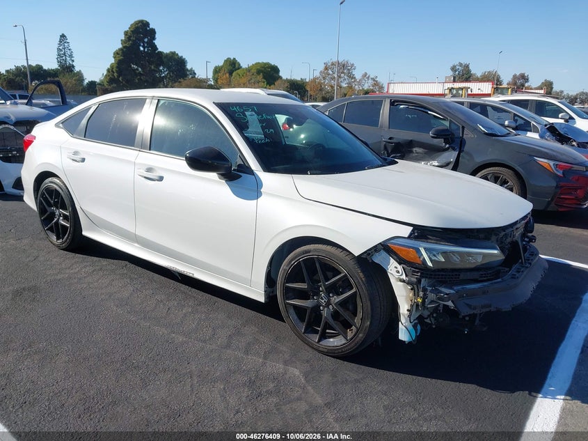 Vin: 2hgfe2f58nh542803, lot: 46776526, honda civic sport 20221