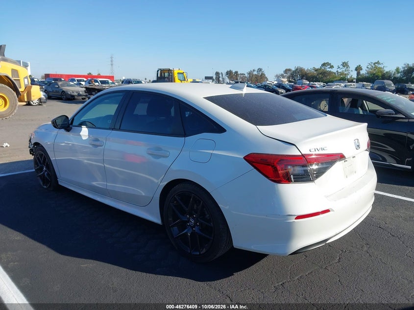 Vin: 2hgfe2f58nh542803, lot: 46776526, honda civic sport 20223