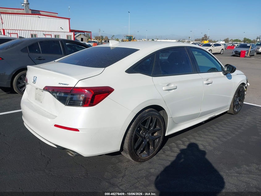 Vin: 2hgfe2f58nh542803, lot: 46776526, honda civic sport 20224