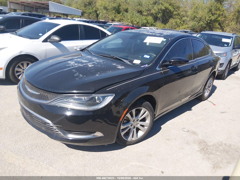 Vin: 1c3cccab0fn557657, lot: 46776540, chrysler 200 limited 20152