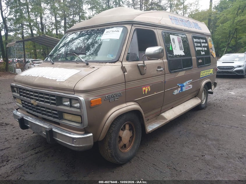 1995 Chevrolet G20, Звичайний знос, IAAI, VIN 1GBEG25K6SF145572 — фото 2