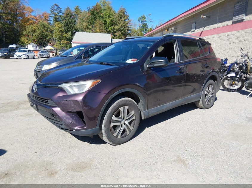 Vin: 2t3bfrev9gw516153, lot: 46776564, toyota rav4 le 20162