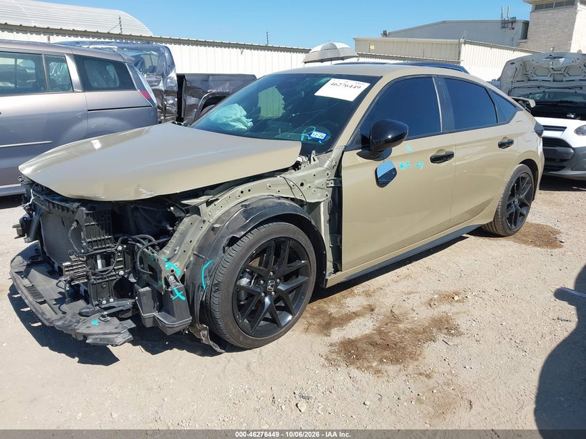 Vin: 19xfl2h82se024141, lot: 46776566, honda civic sedan sport 20252