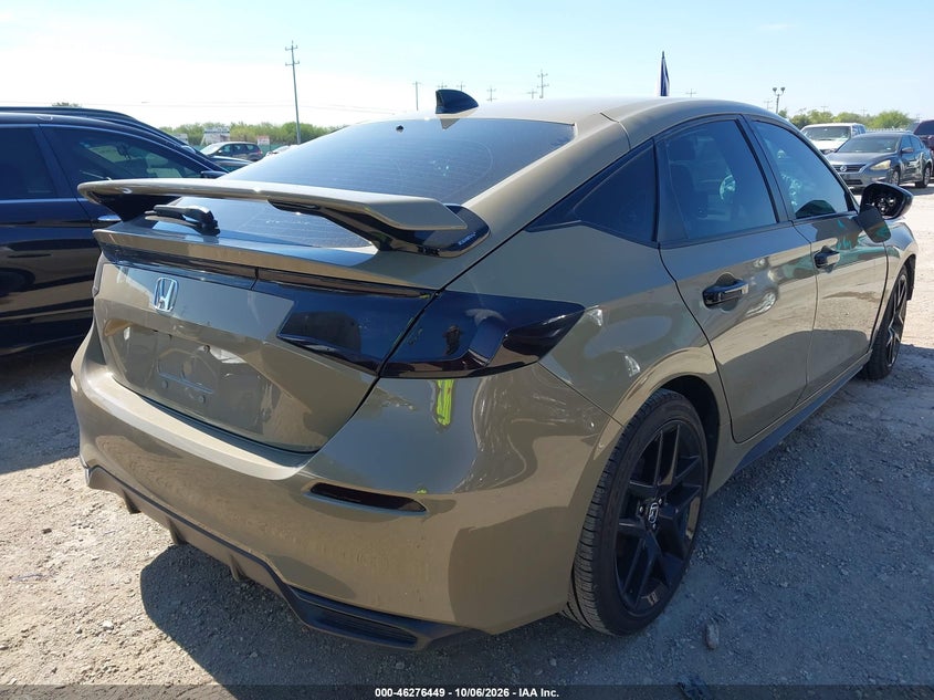 Vin: 19xfl2h82se024141, lot: 46776566, honda civic sedan sport 20254