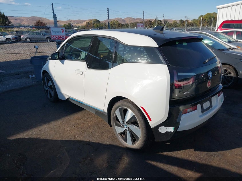 Vin: wby1z4c57fv501213, lot: 46776572, bmw i3 base w/range extender 20153