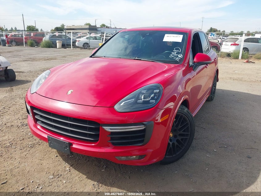 Vin: wp1ad2a20gla72635, lot: 46776574, porsche cayenne gts 20162