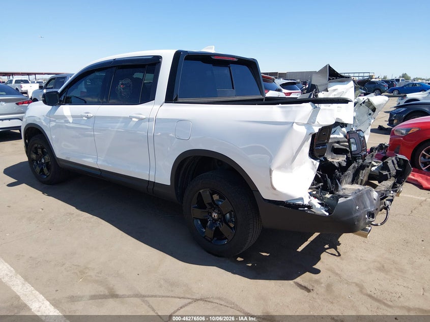 Vin: 5fpyk3f82tb019593, lot: 46776623, honda ridgeline black edition 20263