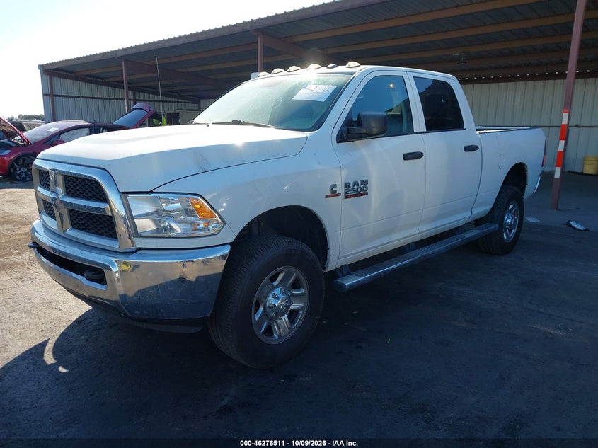 Vin: 3c6ur5cl4jg216397, lot: 46776628, ram 2500 tradesman  4x4 6'4 box 20182