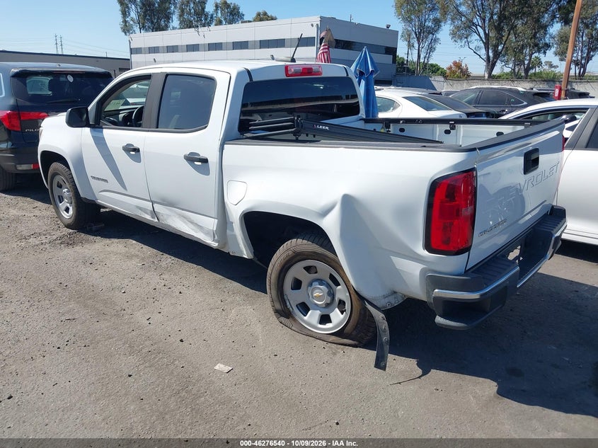 Vin: 1gcgsbea4m1106103, lot: 46776657, chevrolet colorado 2wd  short box wt 20213