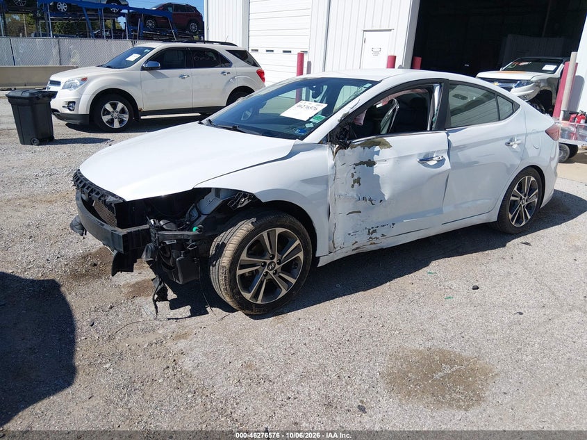 2017 Hyundai Elantra Limited, All Over, IAAI, VIN 5NPD84LF0HH057833 — photo 2