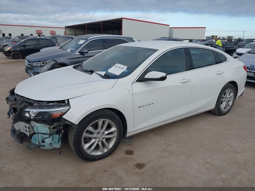Vin: 1g1ze5st9hf242848, lot: 46776698, chevrolet malibu 1lt 20172